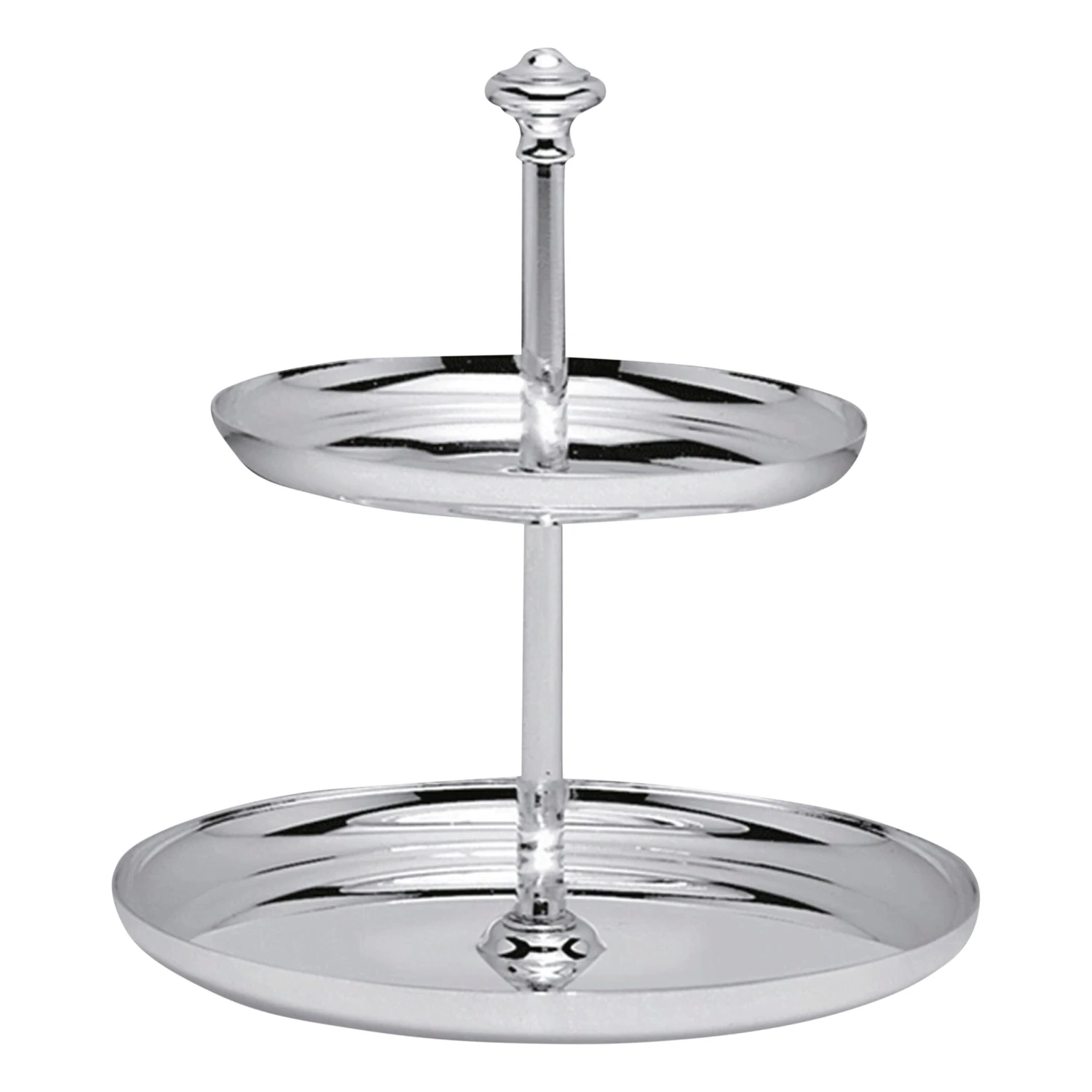 2 Tier Pastry Stand Albi Silver Plated