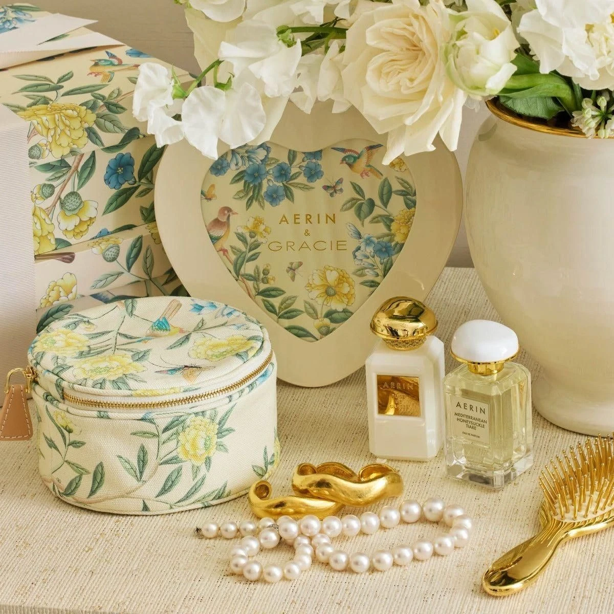 AERIN And Gracie Heathcote Round Jewellery Case 6 AERIN And Gracie Heathcote Round Jewellery Case - Image 4