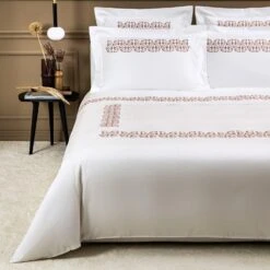 Ornate Medallion Embroidery Duvet Cover -Home Products Shop 3FR6571E3600 BR67 01