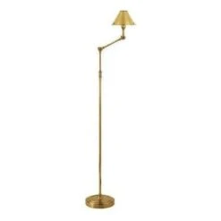 Anette Floor Lamp Natural Brass