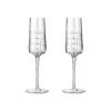 Set Of 2 Champagne Flutes Graphik Crystal -Home Products Shop B07965010 Set of 2 champagne flutes Graphik kyxb1j