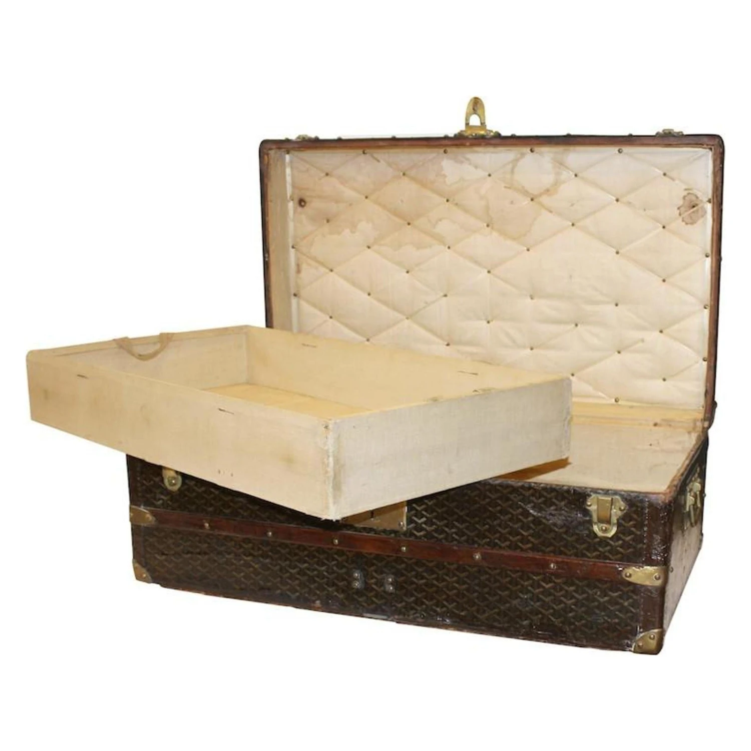 Cabin Trunk With Dark Brown Edging 5 Cabin Trunk With Dark Brown Edging - Image 3