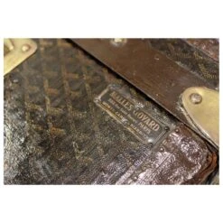 Cabin Trunk With Dark Brown Edging 10 Cabin Trunk With Dark Brown Edging -Home Products Shop Cabin Trunk with Dark Brown Edging 4