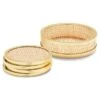 Colette Cane Coasters Set Of 4 -Home Products Shop Colette Cane Coasters Set of 4