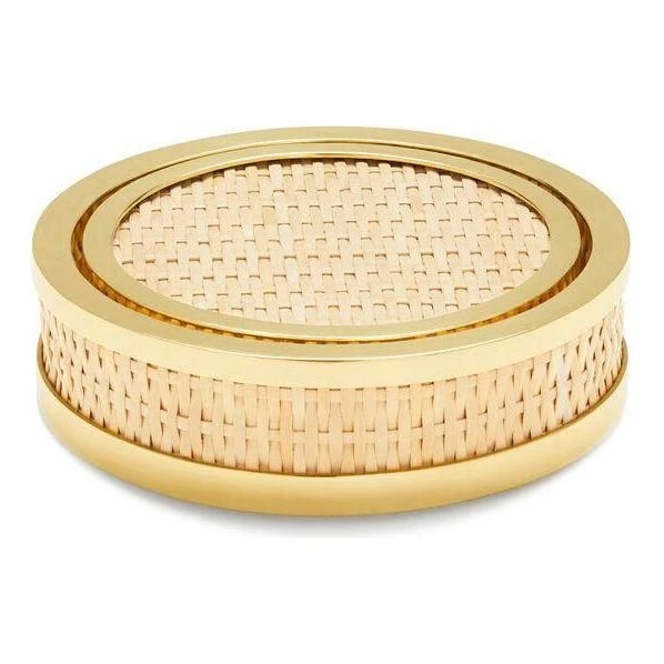 Colette Cane Coasters Set Of 4 4 Colette Cane Coasters Set Of 4 - Image 2