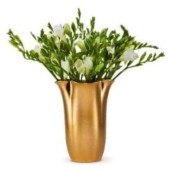 Gilded Clover Tall Vase -Home Products Shop Gilded Clover Tall Vase 2