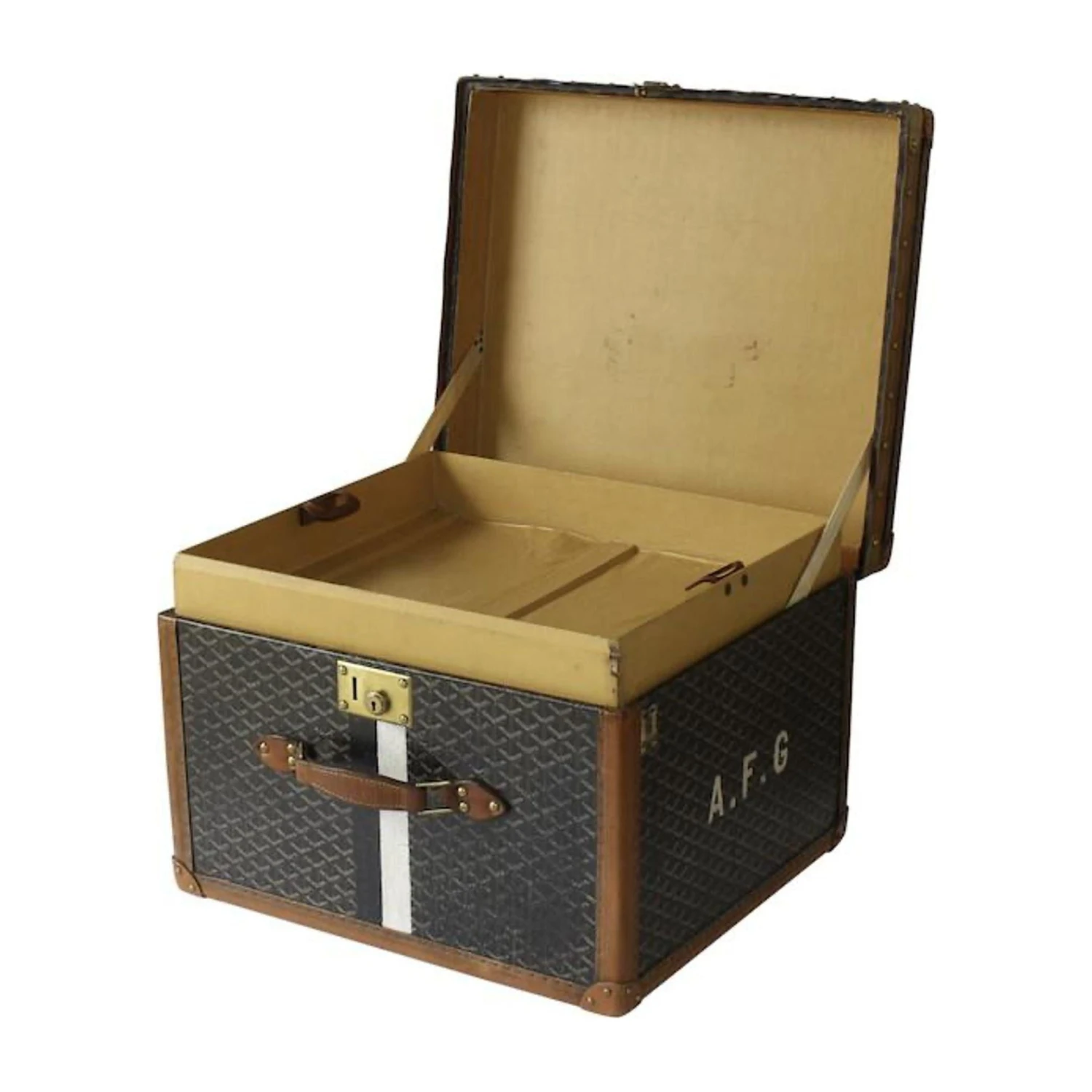 Hat Trunk With AFG Initials 4 Hat Trunk With AFG Initials - Image 2