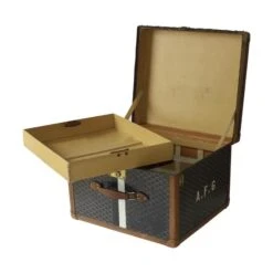 Hat Trunk With AFG Initials 9 Hat Trunk With AFG Initials -Home Products Shop Hat Trunk with AFG initials 3