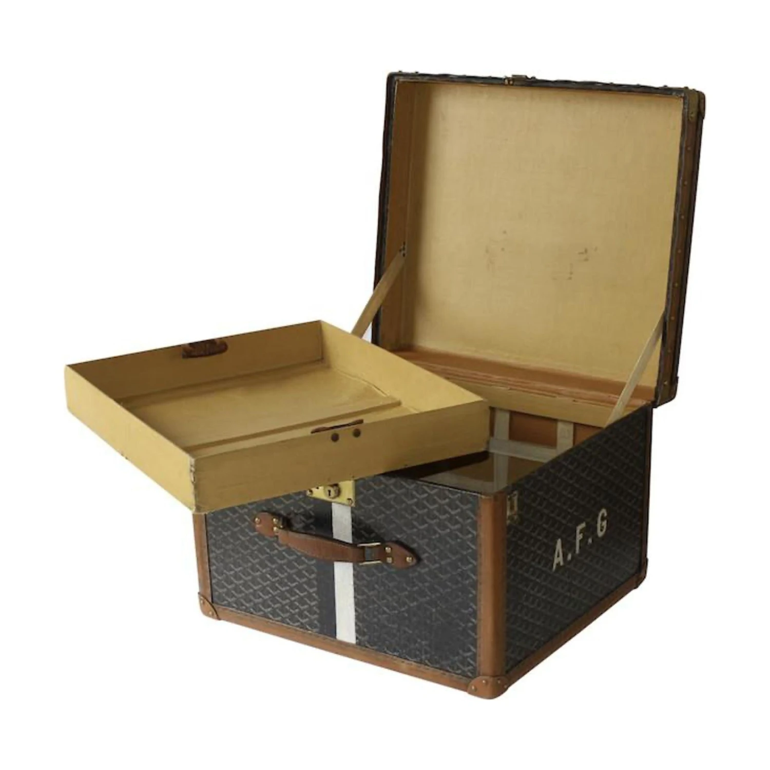 Hat Trunk With AFG Initials 5 Hat Trunk With AFG Initials - Image 3