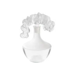 Lalique Orchid Decanter Clear Crystal