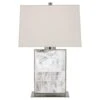 Ellis Bedside Lamp In Polished Nickel And Quartz -Home Products Shop Ralph lauren ellis table lamp polished nickel