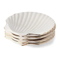 Shell Appetiser Plates Set Of 4