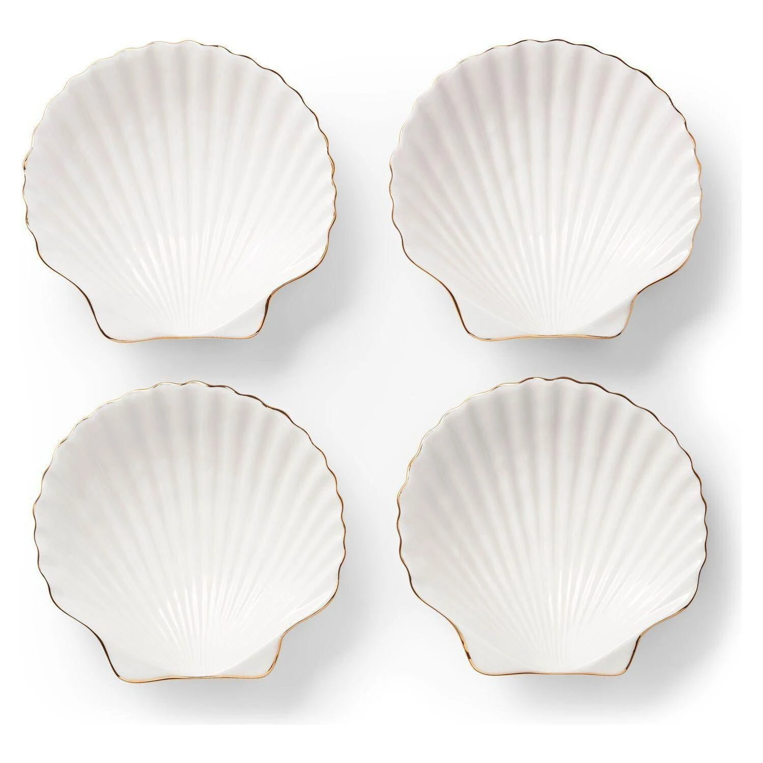 Shell Appetiser Plates Set Of 4 5 Shell Appetiser Plates Set Of 4 - Image 3