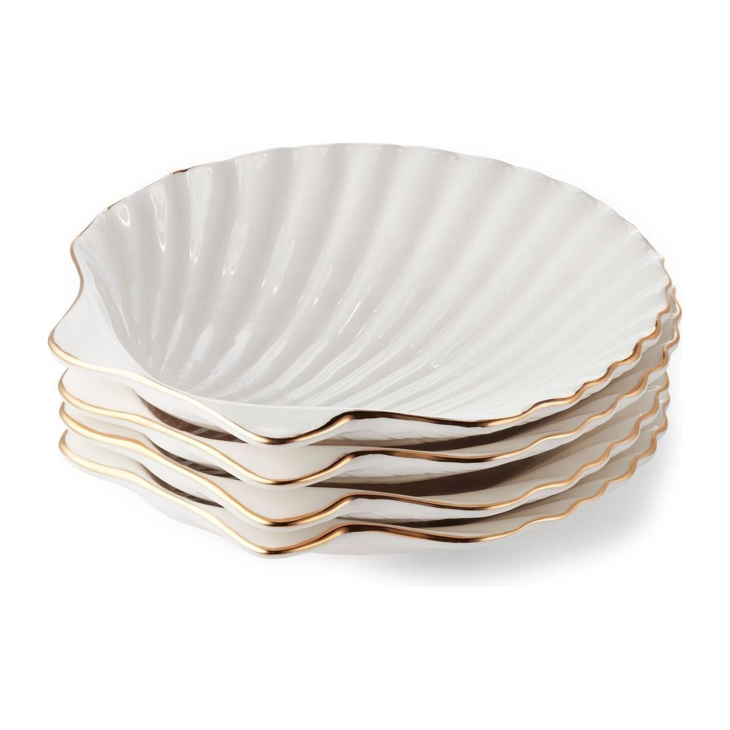 Shell Appetiser Plates Set Of 4 3 Shell Appetiser Plates Set Of 4