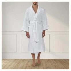 Unito Shawl Collar Bath Robe -Home Products Shop Unito Shawl Collar Bath Robe 4