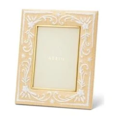 Valentina Embroidered Raffia Frame