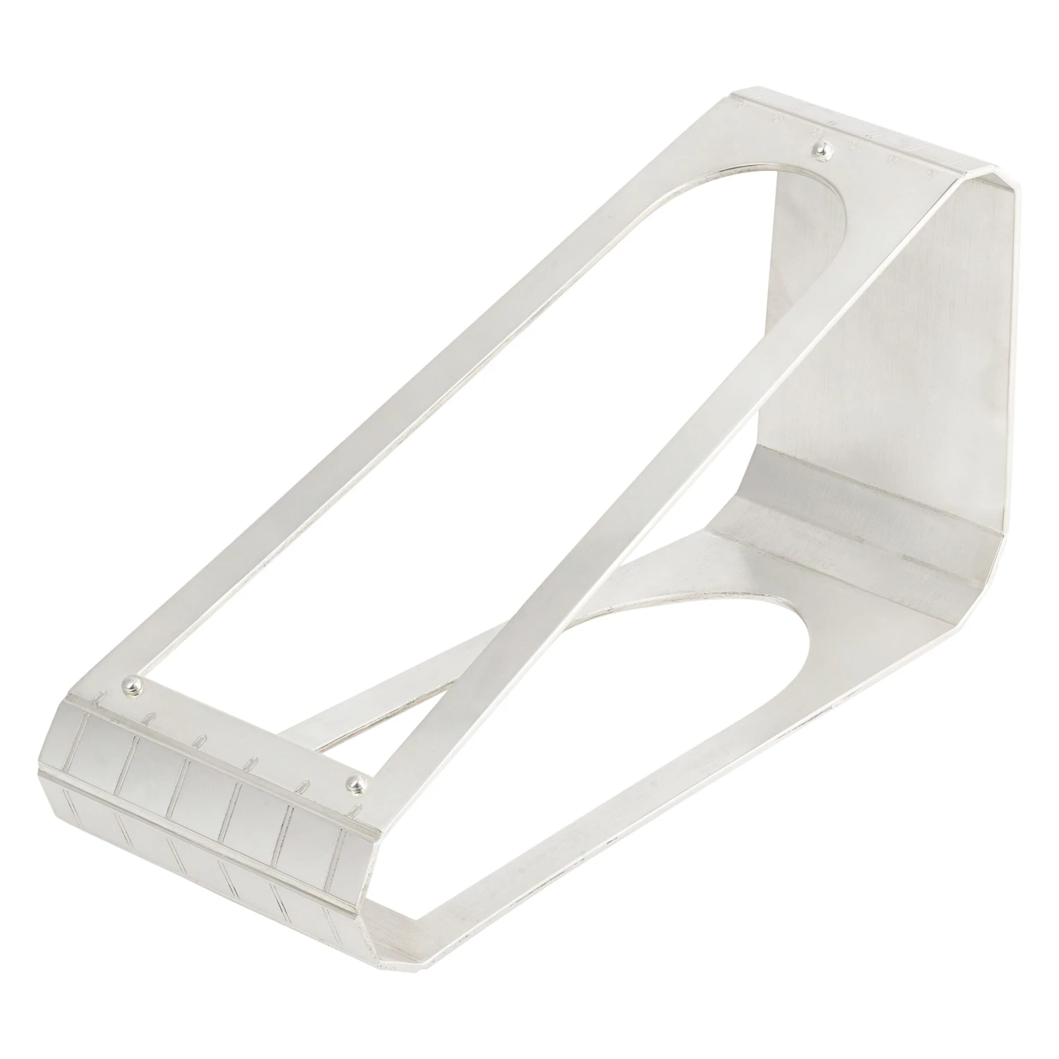 Wine Bottle Holder Graphik Silver Plated 3 Wine Bottle Holder Graphik Silver Plated