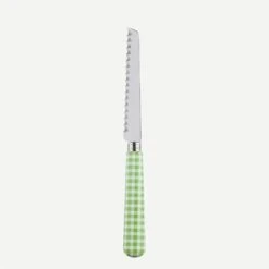Vichy Gingham Garden Green Tomato Knife